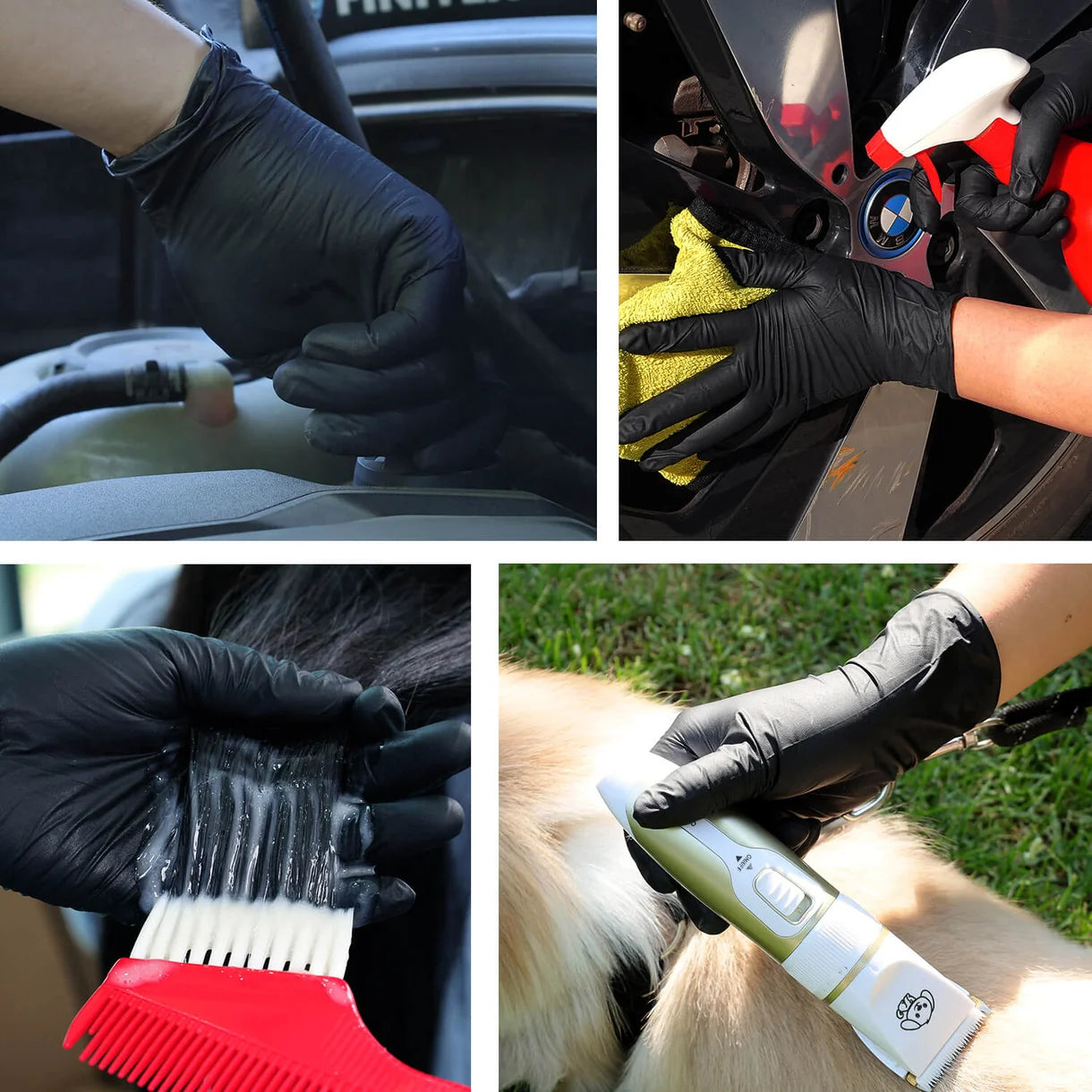 FINITEX Black Nitrile Gloves 3.2 Mil — Powder Free, Box of 100FINITEX Black Nitrile Gloves 3.2 Mil — Powder Free, Box of 100