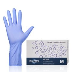FINITEX Black Nitrile Gloves 3.2 Mil — Powder Free, Box of 100FINITEX Black Nitrile Gloves 3.2 Mil — Powder Free, Box of 100