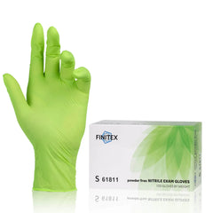 FINITEX Black Nitrile Gloves 3.2 Mil — Powder Free, Box of 100FINITEX Black Nitrile Gloves 3.2 Mil — Powder Free, Box of 100