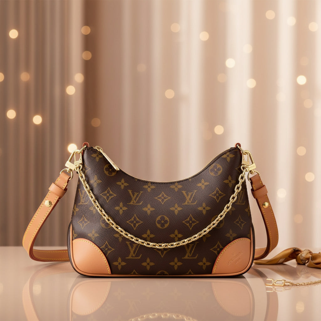 Louis Vuitton Boulogne PM — Monogram Canvas Shoulder Bag