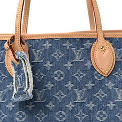 Louis Vuitton Neo Neverfull MM — Blue Monogram Denim
