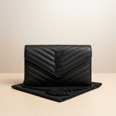 Saint Laurent Envelope Chain Wallet Bag