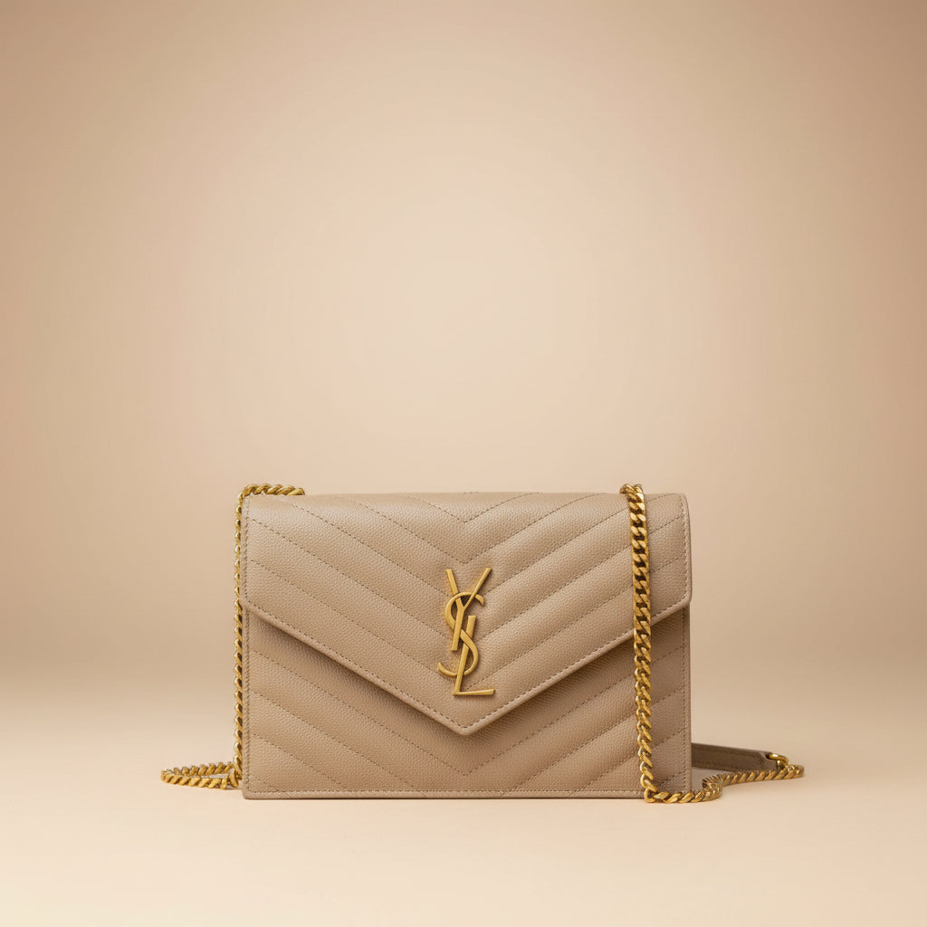 Saint Laurent Envelope Chain Wallet Bag