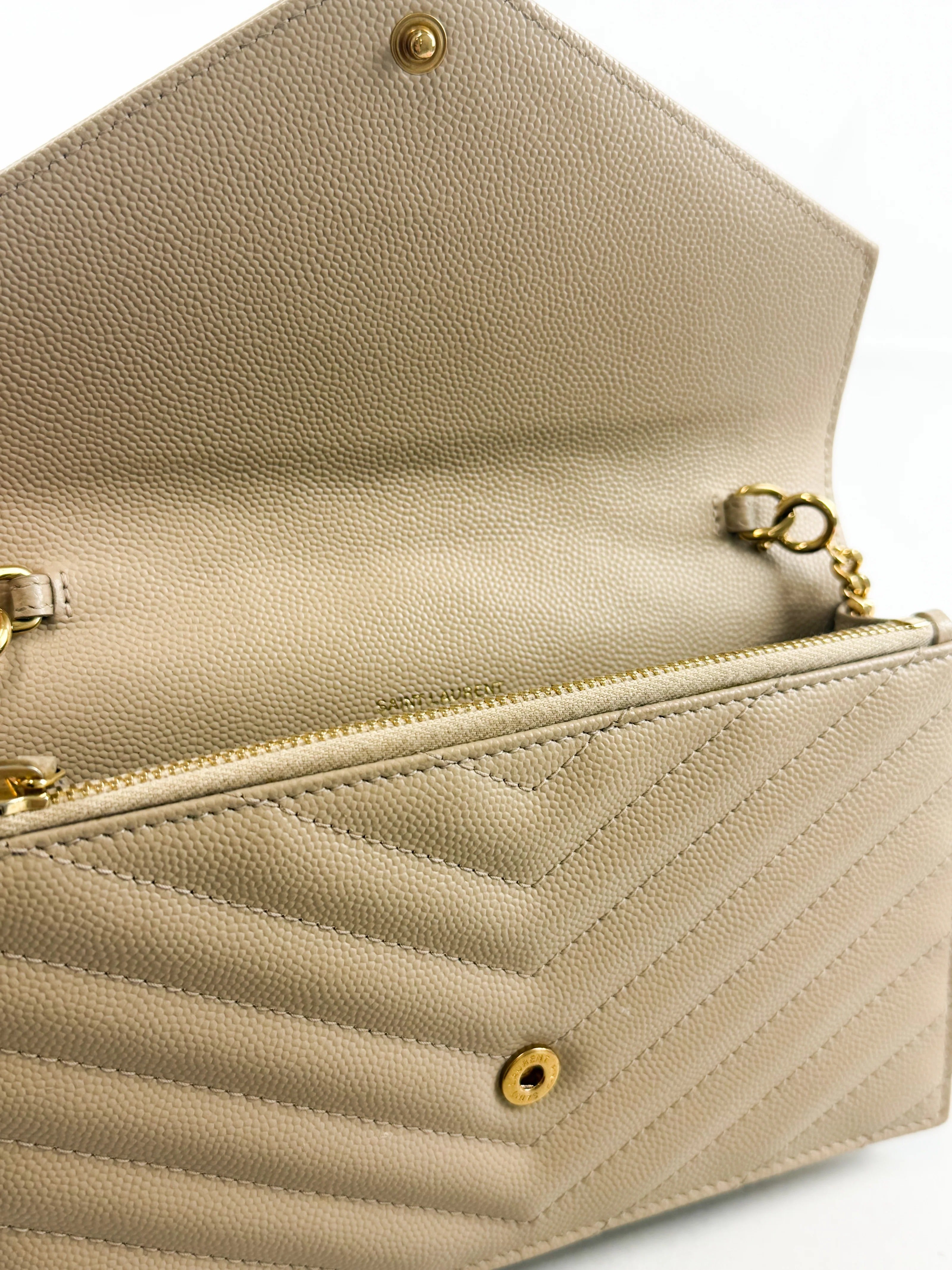 Saint Laurent Envelope Chain Wallet Bag